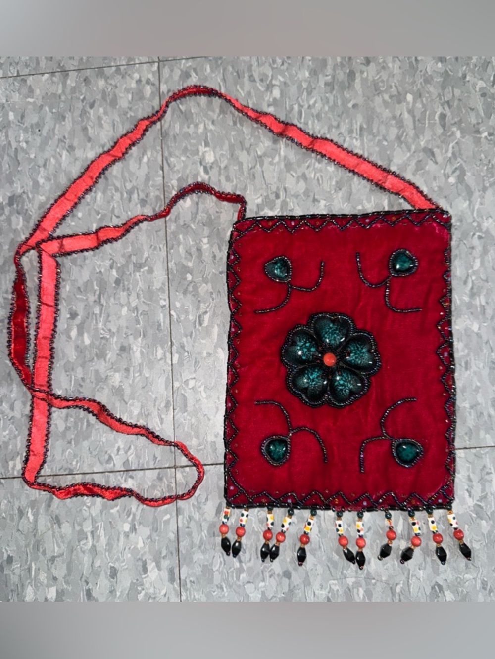 Beaded purse